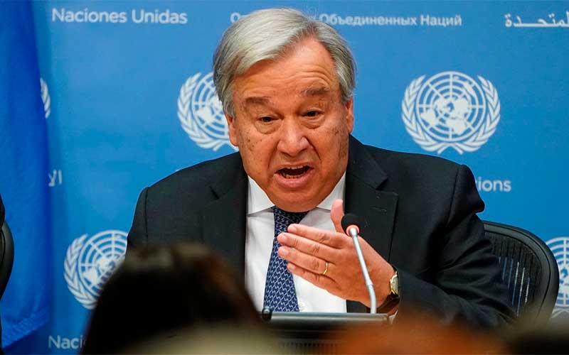 Secretário-geral da ONU pede ações de combate a mudanças climáticas