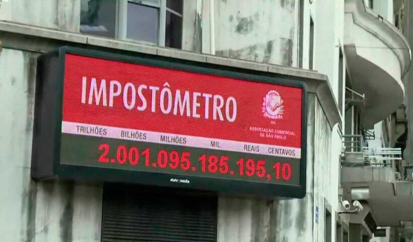 Impostômetro chega à marca de R$ 2 trilhões, informa associação de SP