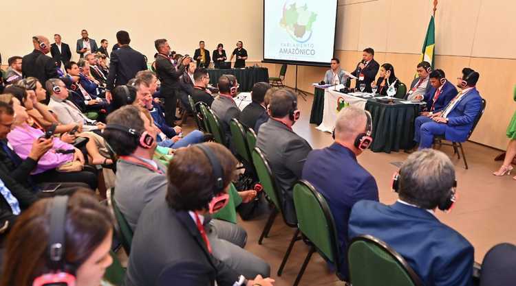 Reunião do Parlamento Amazônico acontece na Assembleia Legislativa do Amazonas, nesta quinta-feira (25)