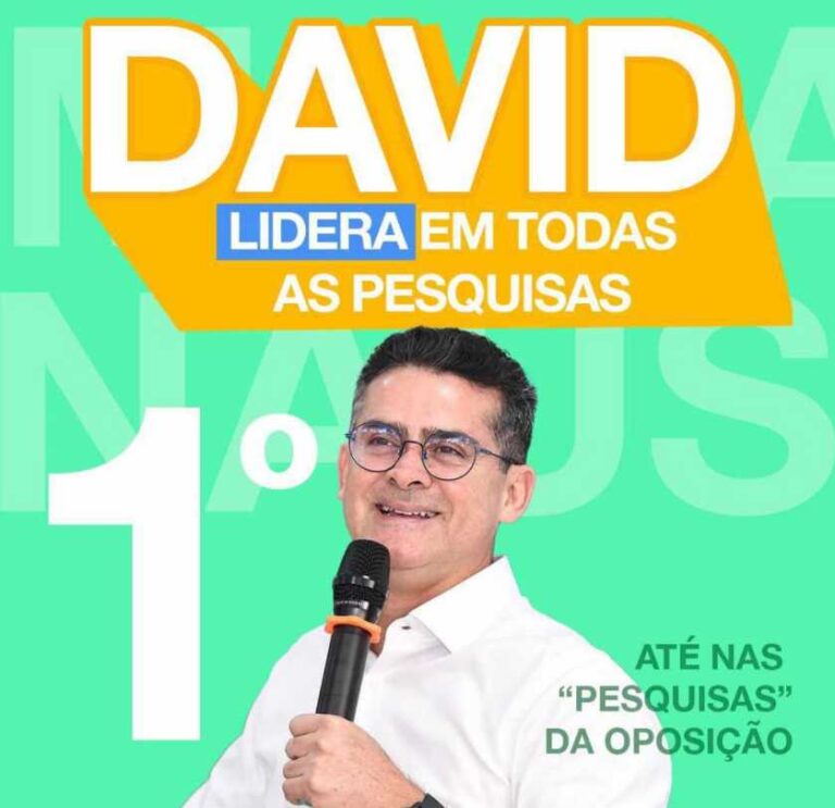David segue líder em nova pesquisa para prefeito de Manaus enquanto Amom, Cidade e Alberto Neto ‘estacionam’