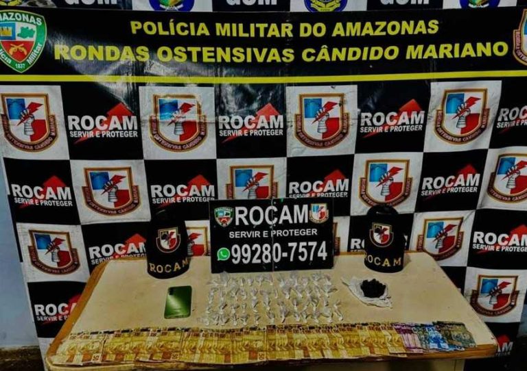 Prisão por tráfico de drogas marca operação em Coari